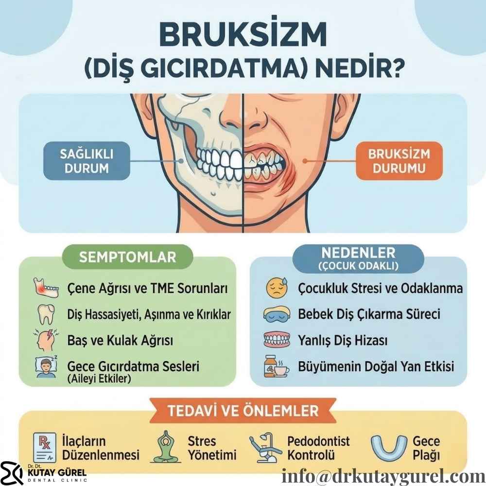 Çocuklarda uykuda diş gıcırdatması neden olur