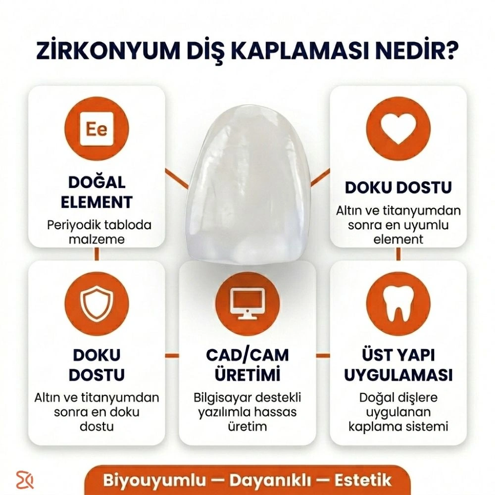 zirkonyum diş çiğli