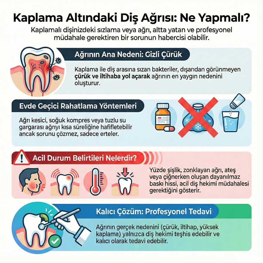Kaplamanın Altındaki Diş Ağrısına Ne İyi Gelir